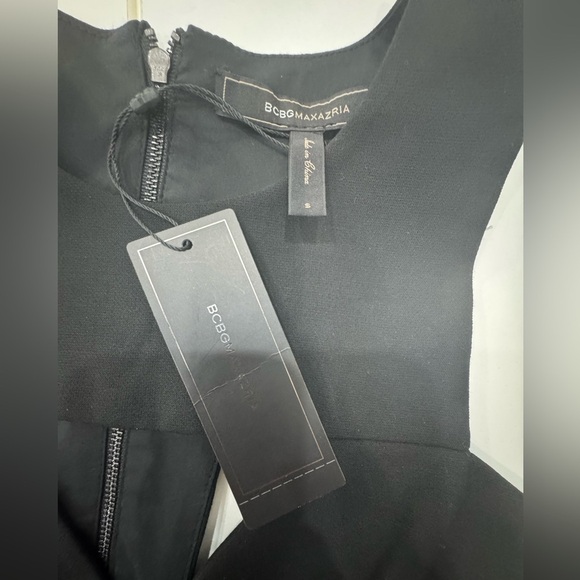 BCBG MaxAzria EVEE Black Cutout Sleeveless Top Size Small  NWT - Picture 13 of 14
